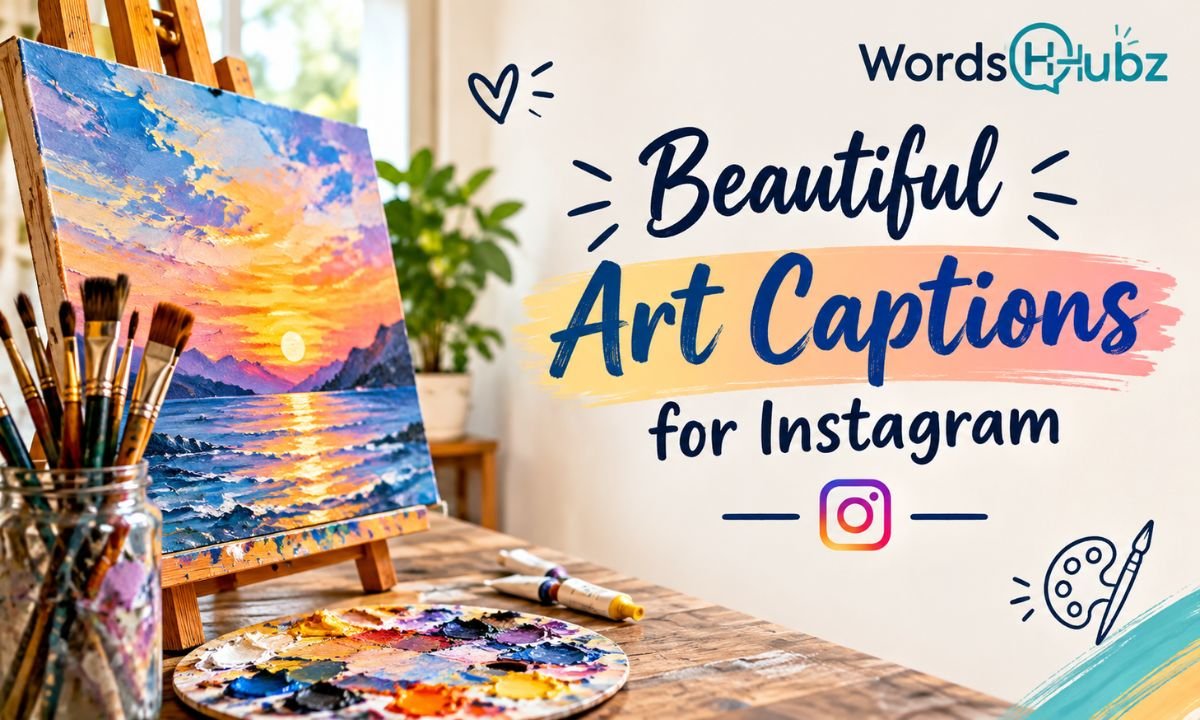 Beautiful Art Captions for Instagram