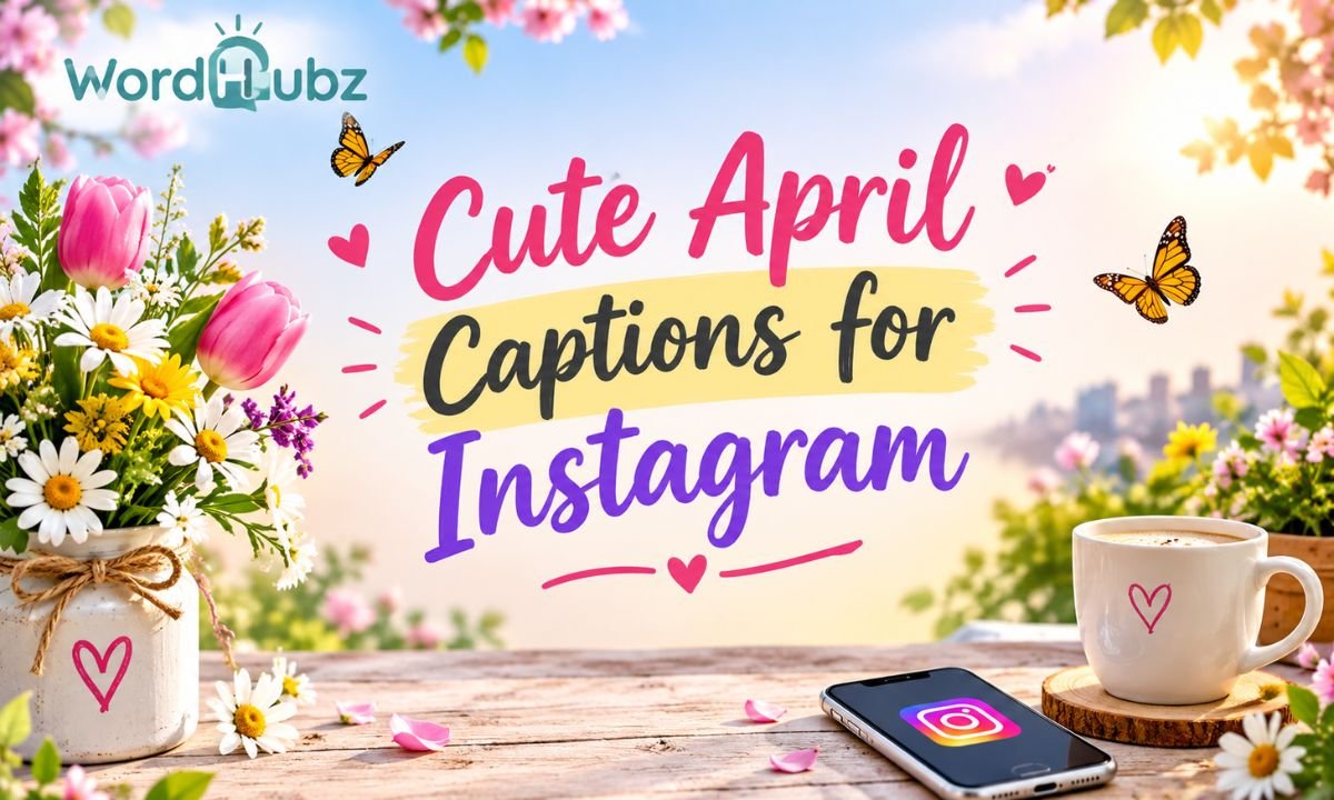 Cute April Captions for Instagram