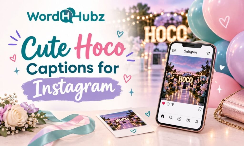 Cute Hoco Captions for Instagram