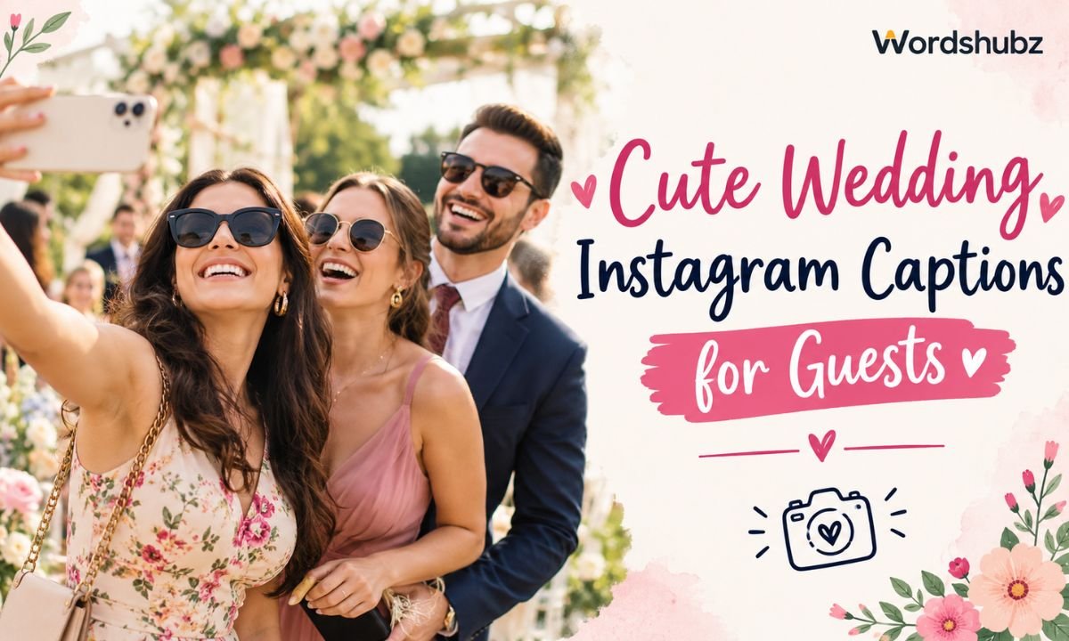 Cute Wedding Instagram Captions
