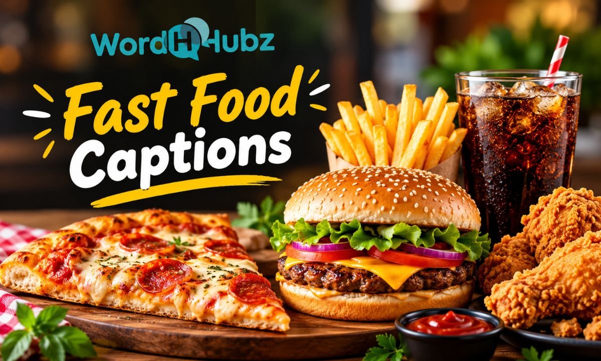 Fast Food Captions