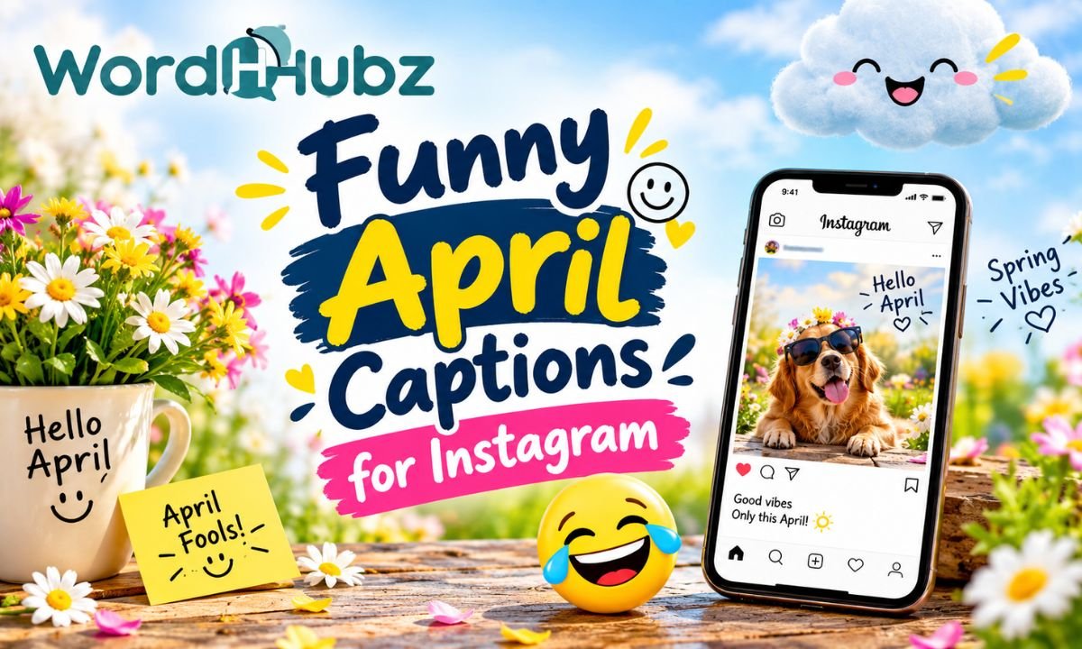 Funny April Captions for Instagram
