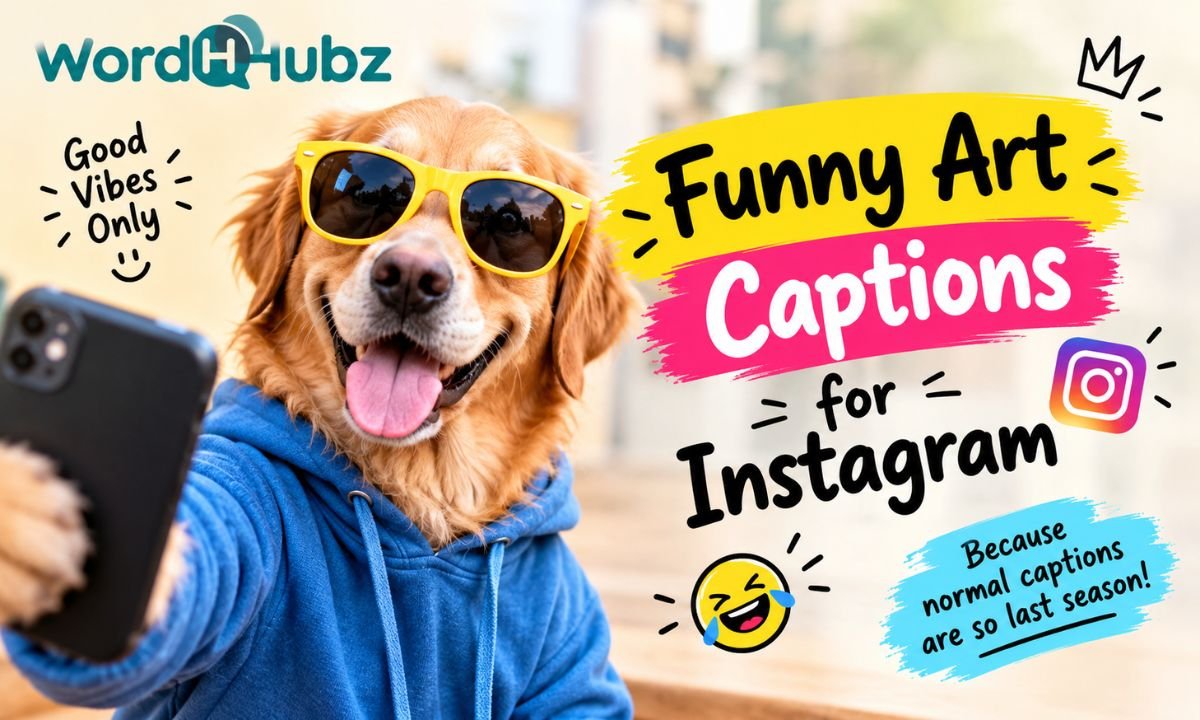 Funny Art Captions for Instagram