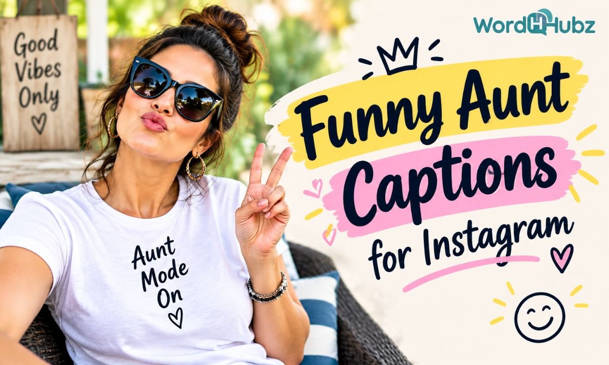 Funny Aunt Captions