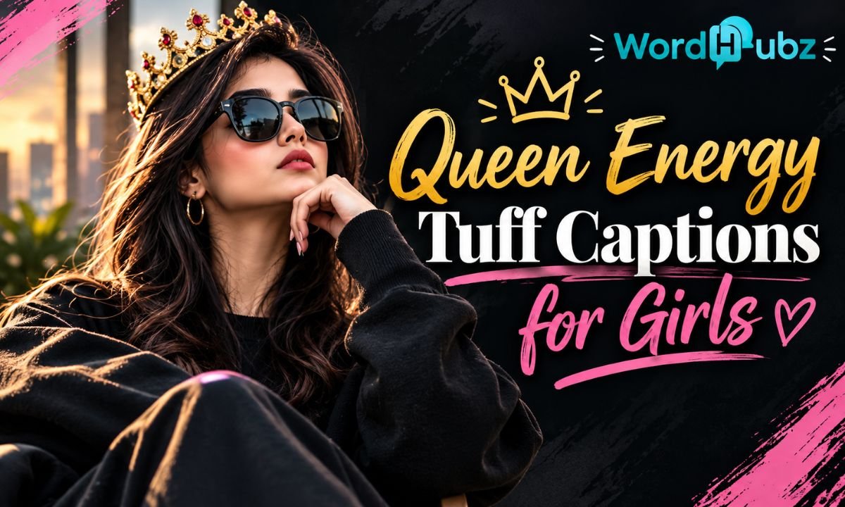 Queen Energy Tuff Captions for Girls