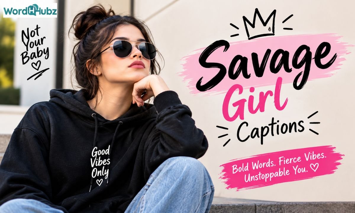 Savage Girl Captions