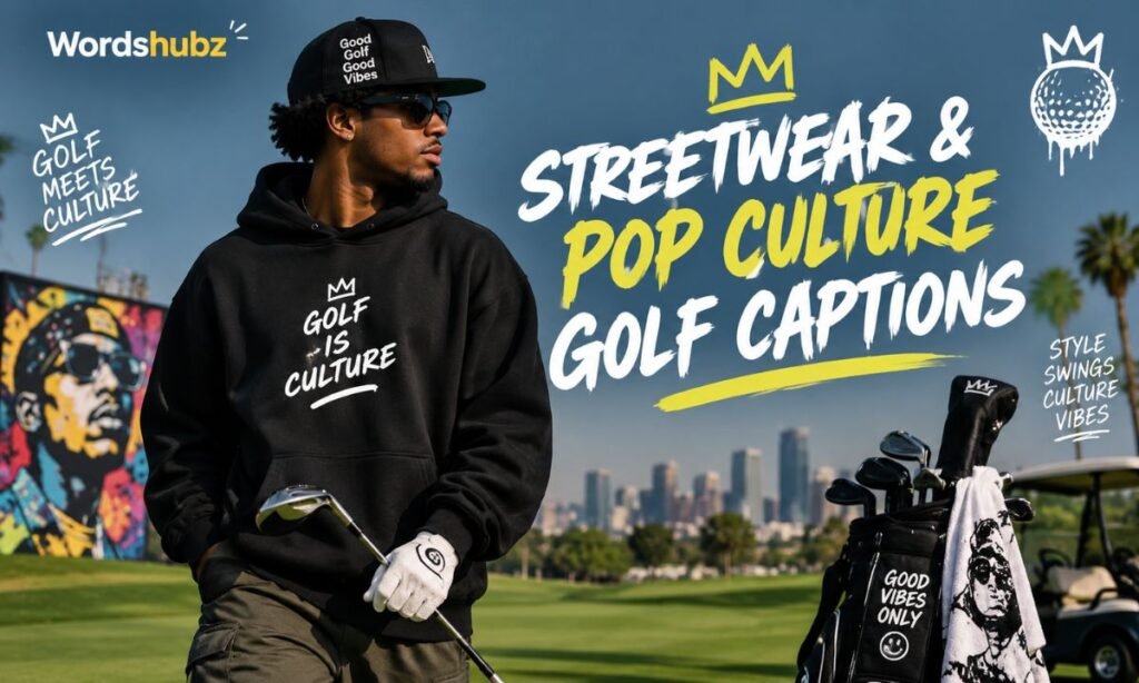 Streetwear & Pop Culture Golf Captions