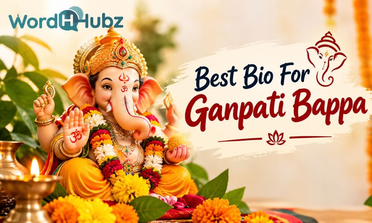 Best Bio For Ganpati Bappa
