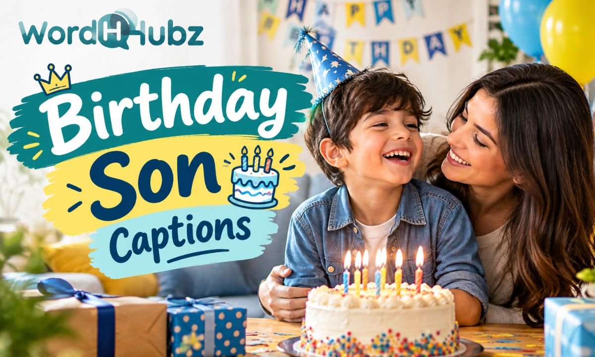 Birthday Son Captions