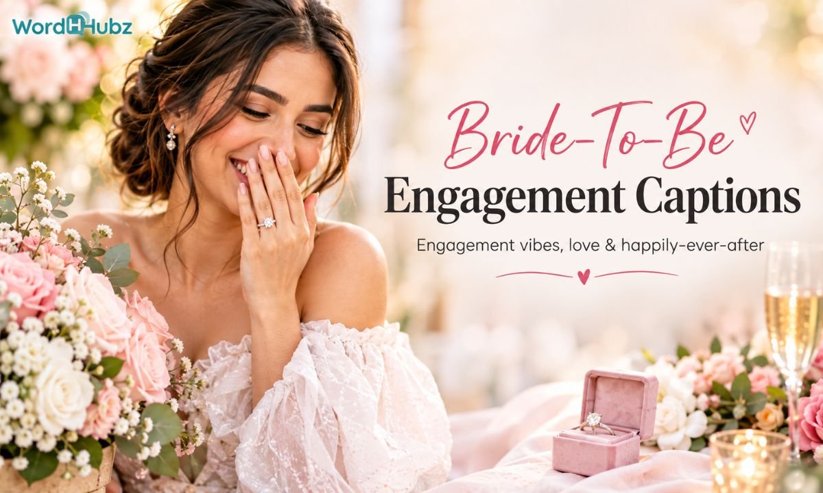 Bride-To-Be Engagement Captions