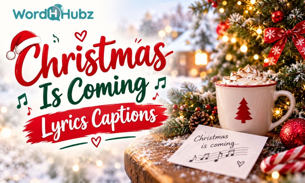 Christmas Is Coming Lyrics Captions