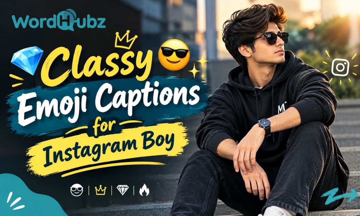 Classy Emoji Captions for Instagram