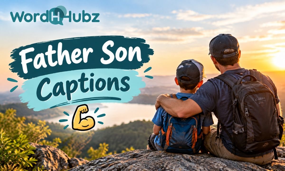 Father Son Captions
