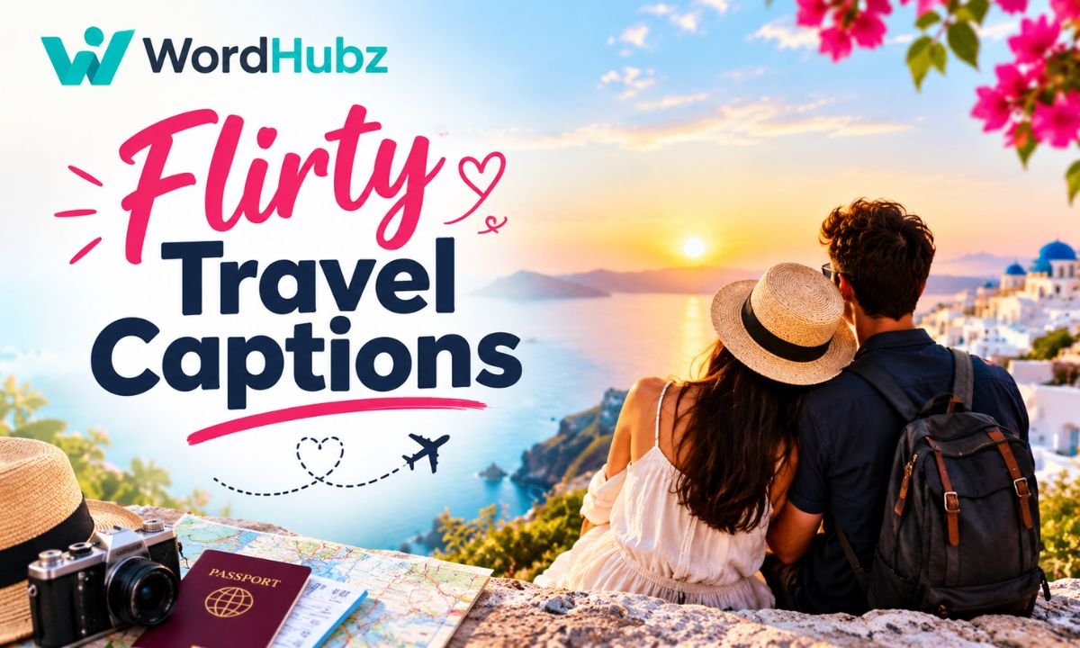 Flirty Travel Captions