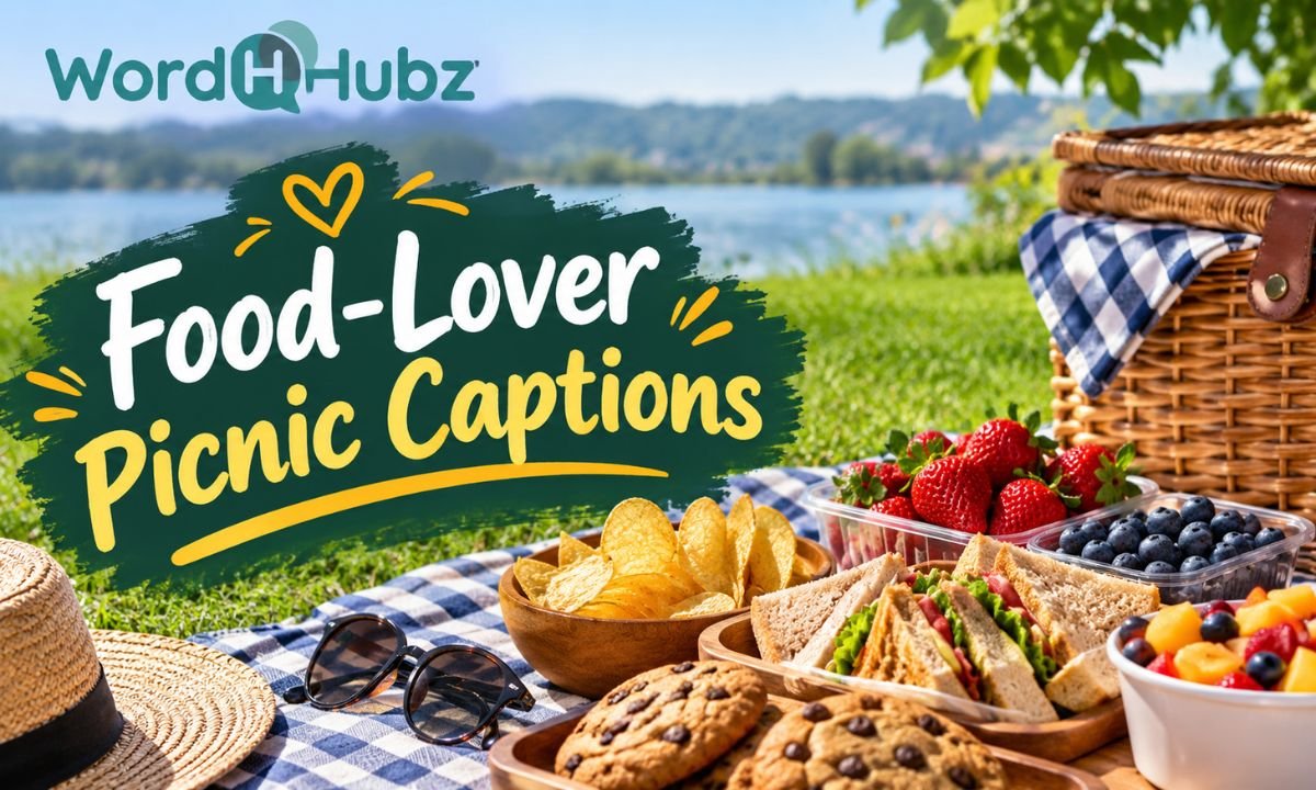 Food Lover Picnic Captions