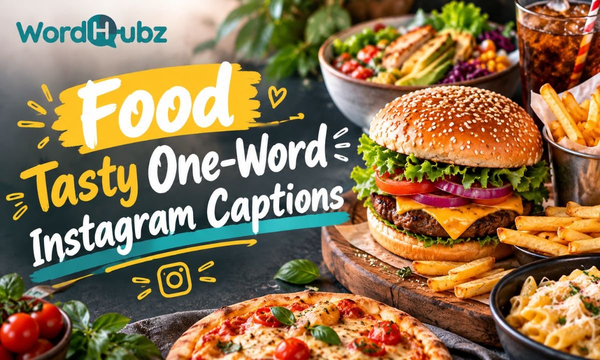Food Tasty One-Word Instagram Captions