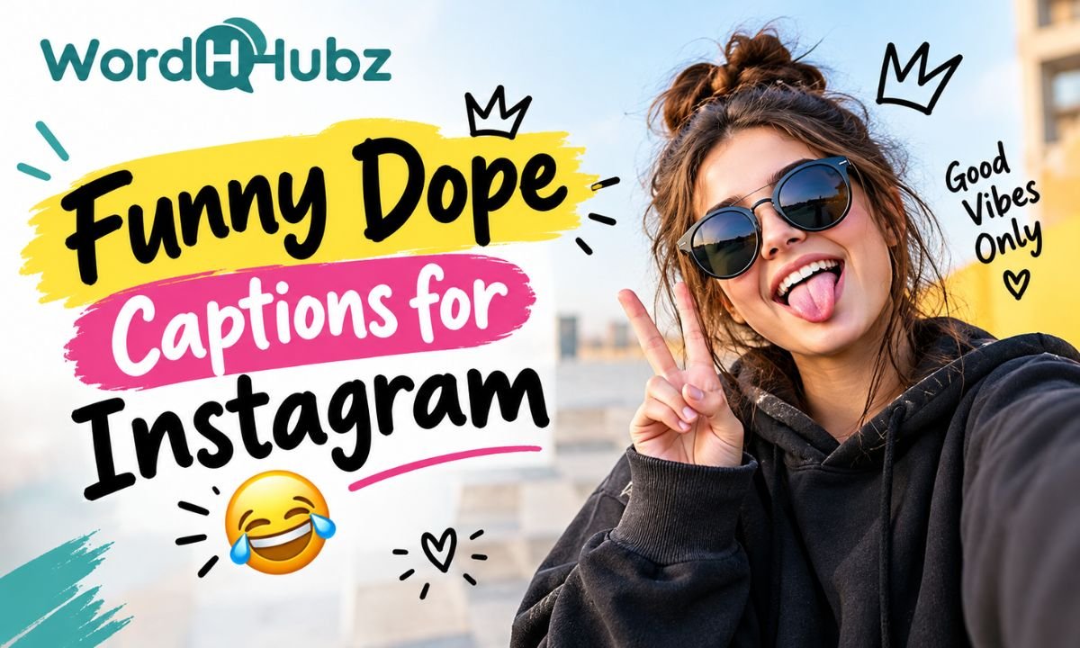 Funny Dope Captions for Instagram
