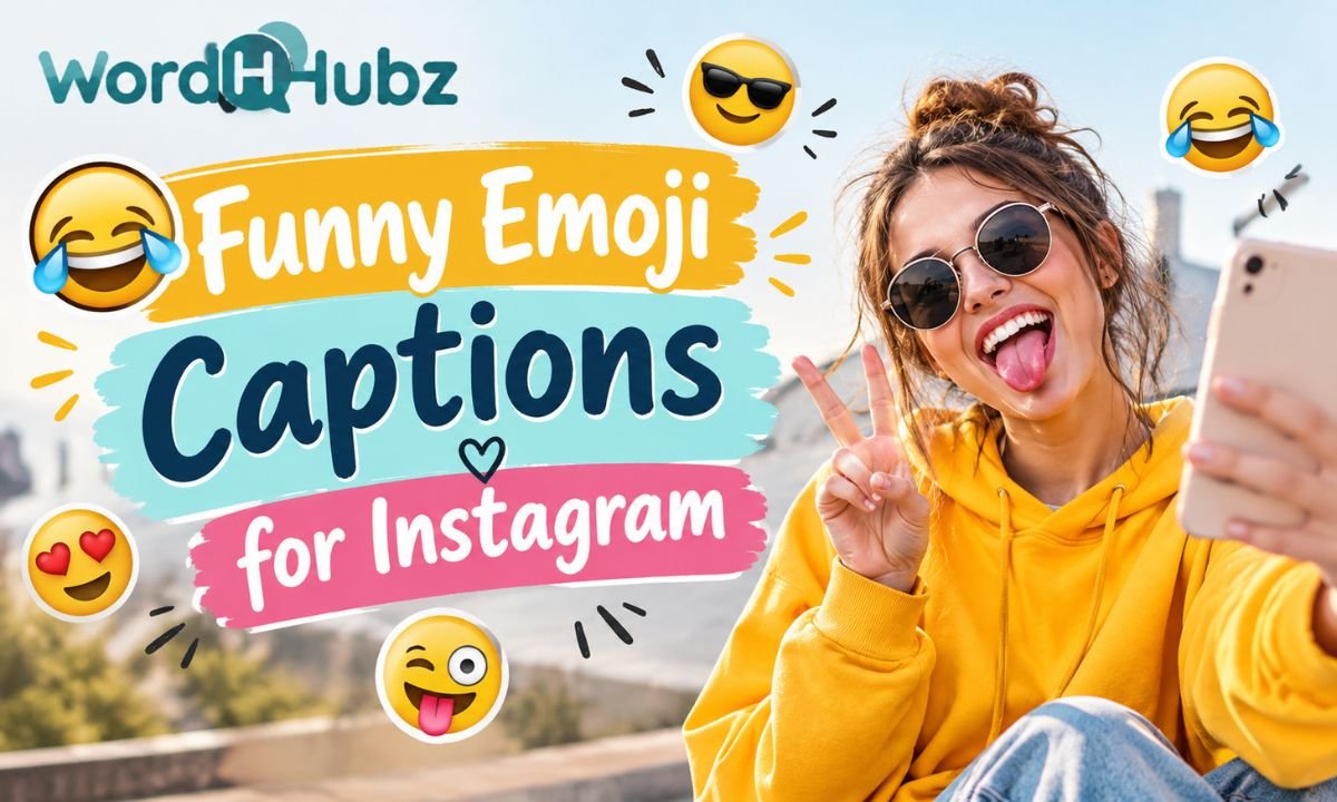 Funny Emoji Captions for Instagram