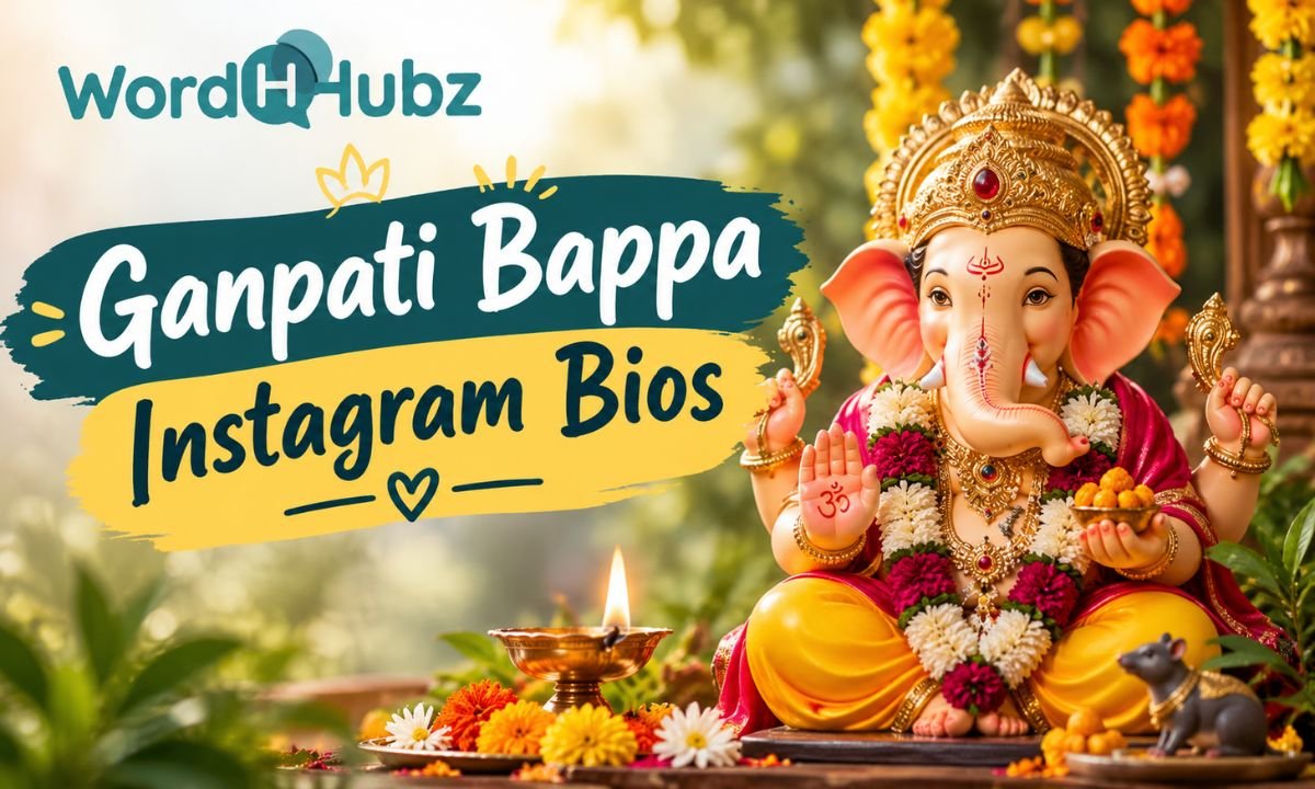 Ganpati Bappa Instagram Bios