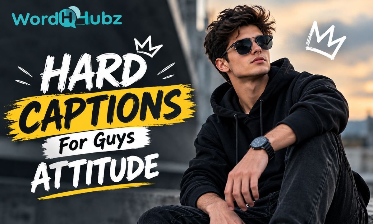 Hard Captions For Guys Attitude