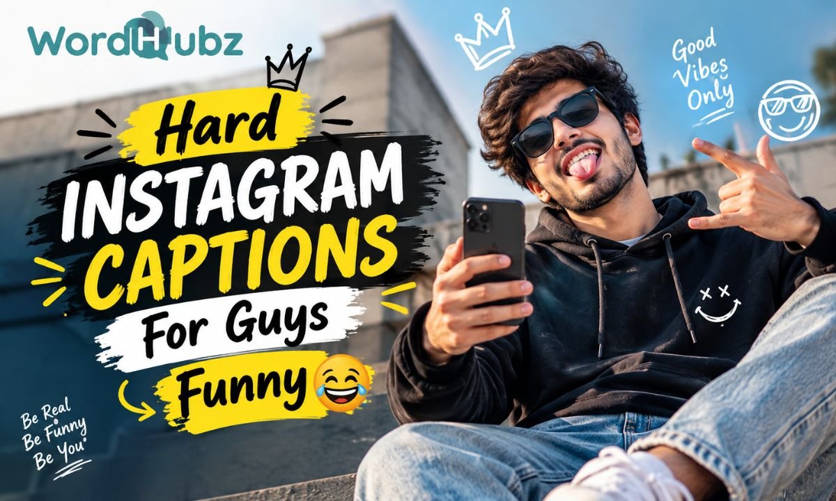 Hard Instagram Captions For Guys Funny
