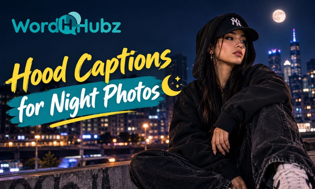Hood Captions for Night Photos