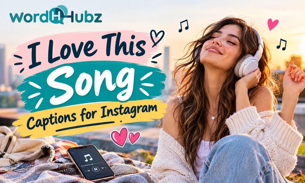 I Love This Song Captions for Instagram
