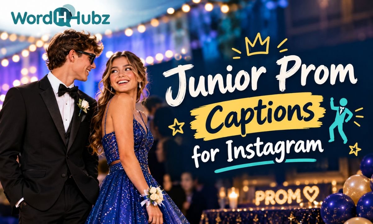 Junior Prom Captions for Instagram