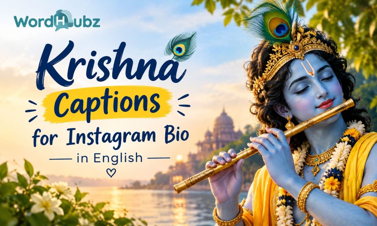 Krishna Captions for Instagram Bio in English