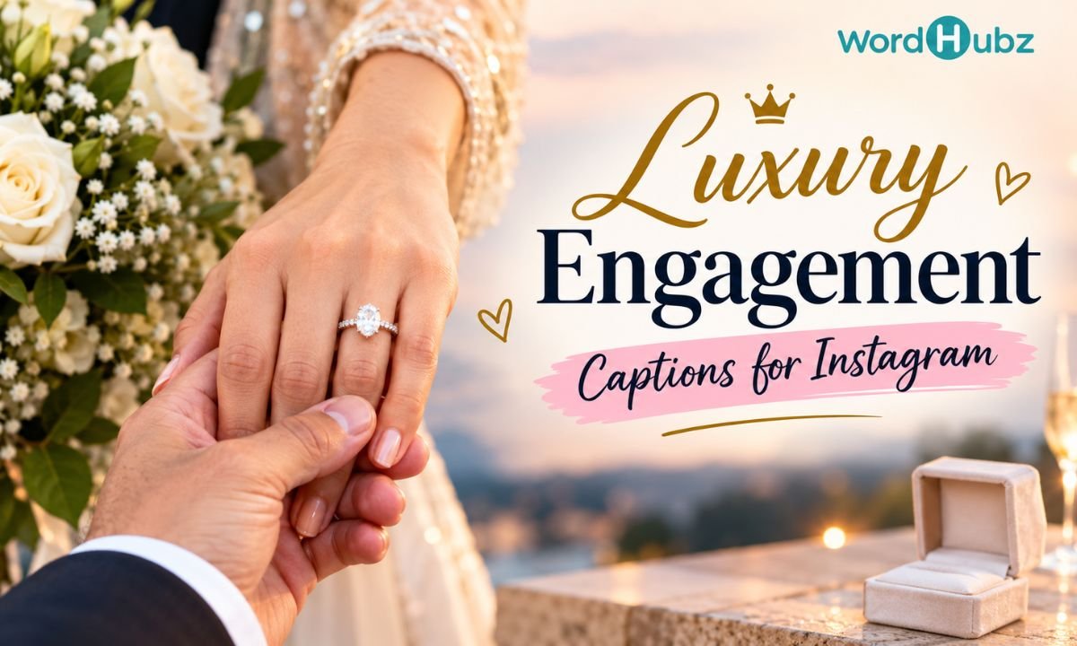 Luxury Engagement Captions for Instagram