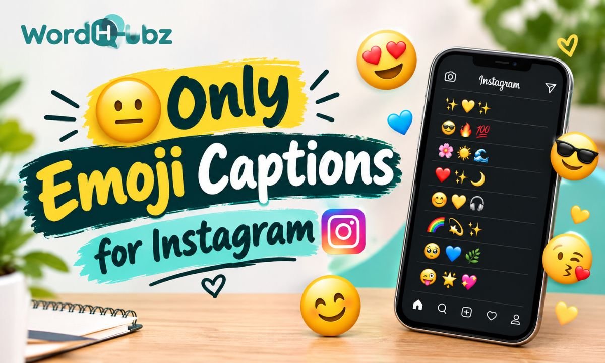 Only Emoji Captions for Instagram