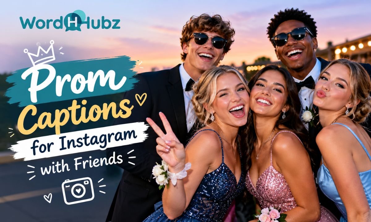 Prom Captions for Instagram with Friends
