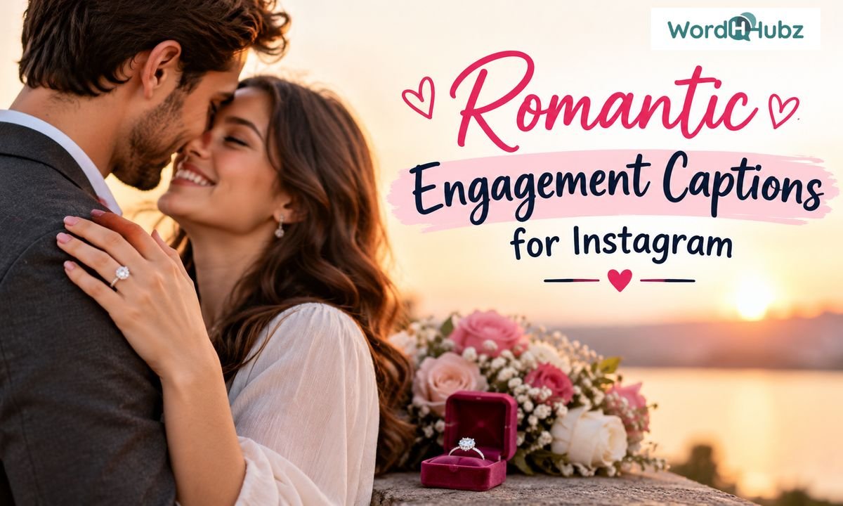 Romantic Engagement Captions for Instagram