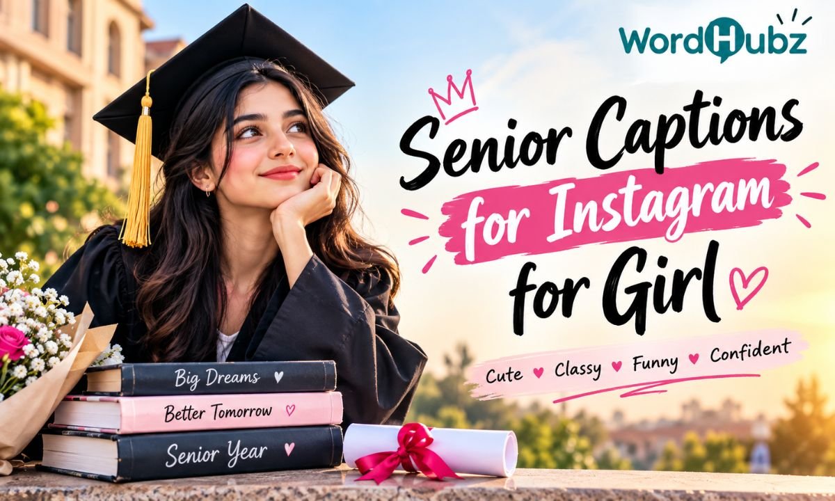 Senior Captions for Instagram for Girl