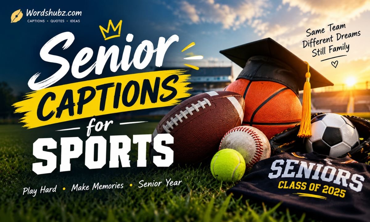 Senior Captions for Sports