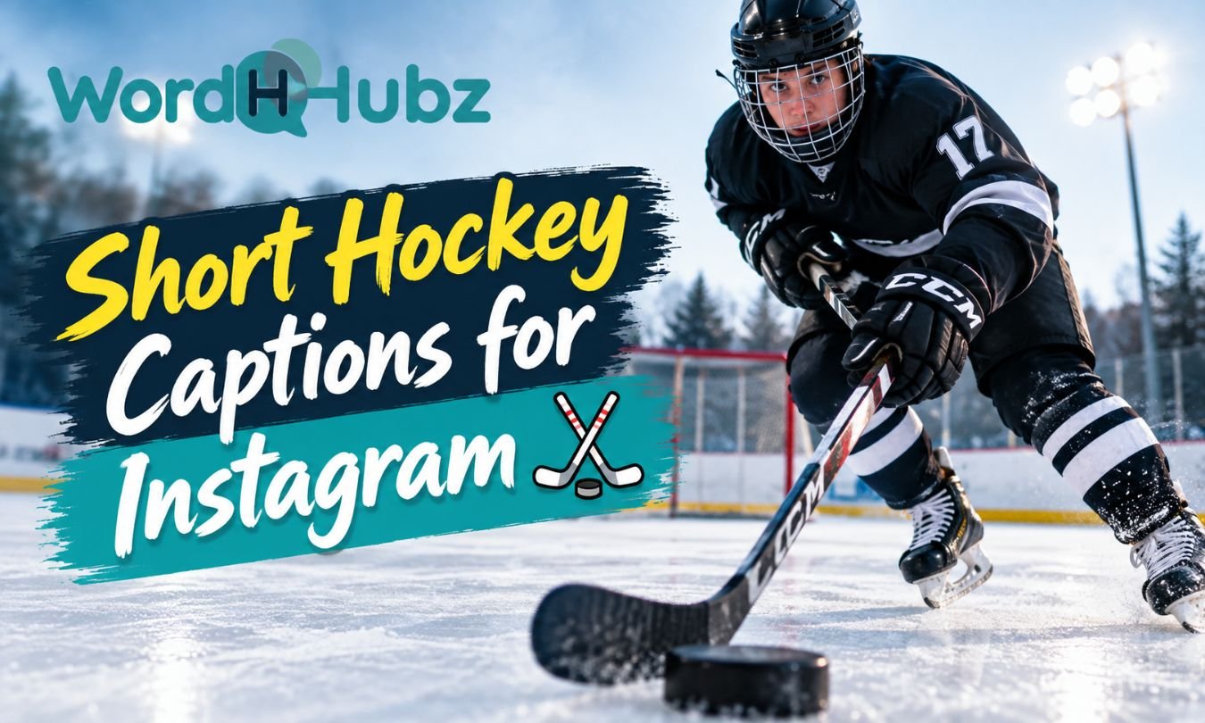Short Hockey Captions for Instagram