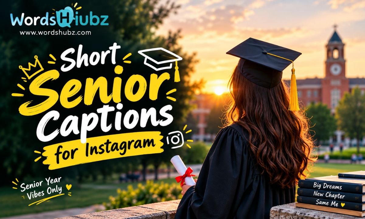 Short Senior Captions for Instagram