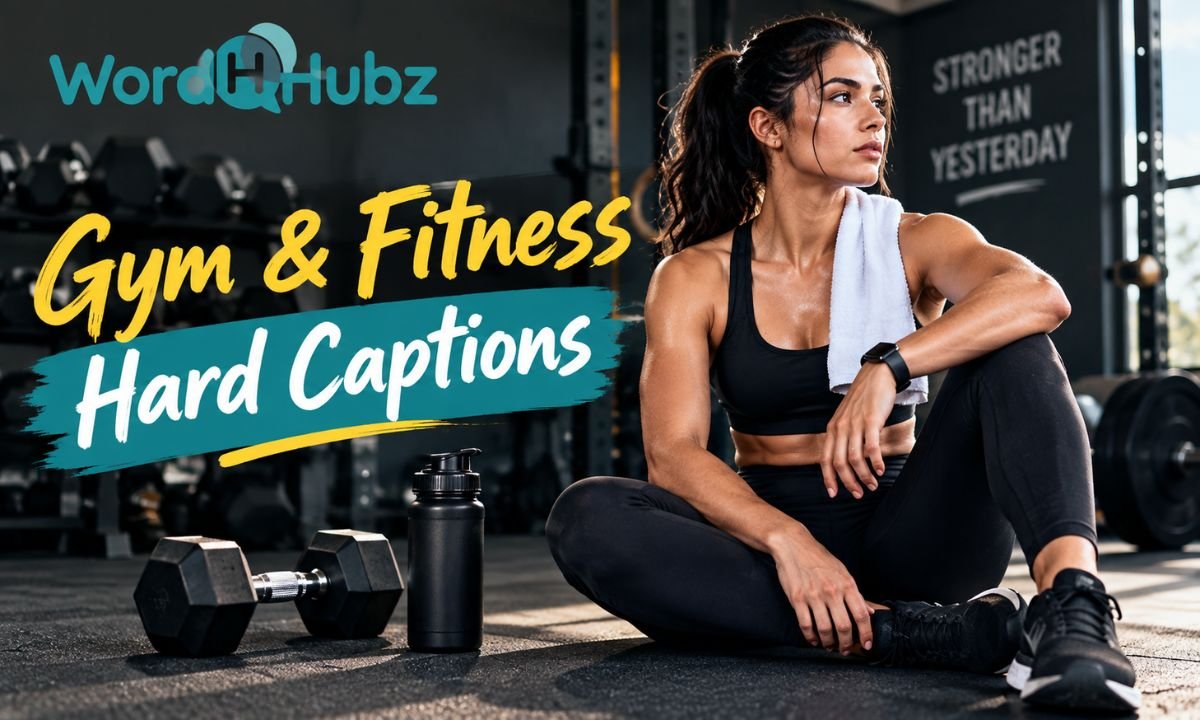 gym & Fitness Hard Captions