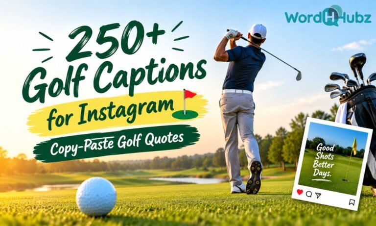 250+ Golf Captions for Instagram