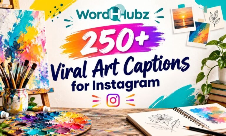 250+ Viral Art Captions for Instagram