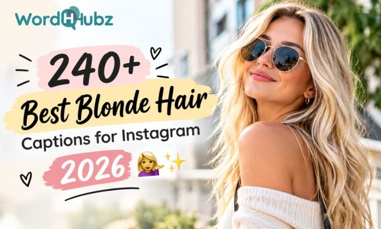 240+ Best Blonde Hair Captions for Instagram