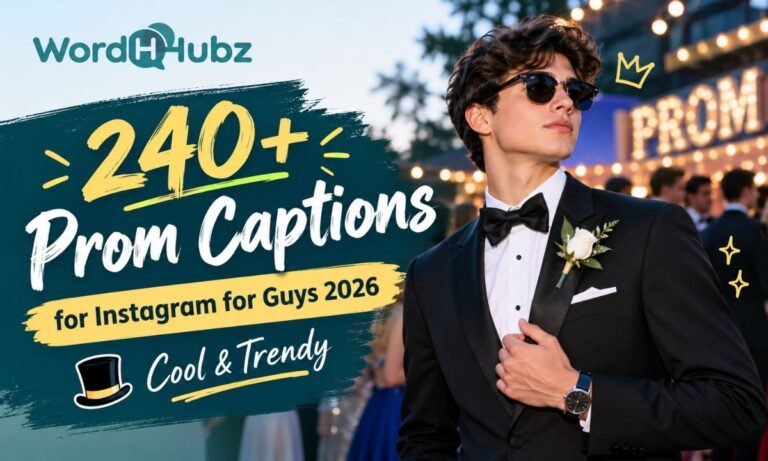 240+ Prom Captions for Instagram